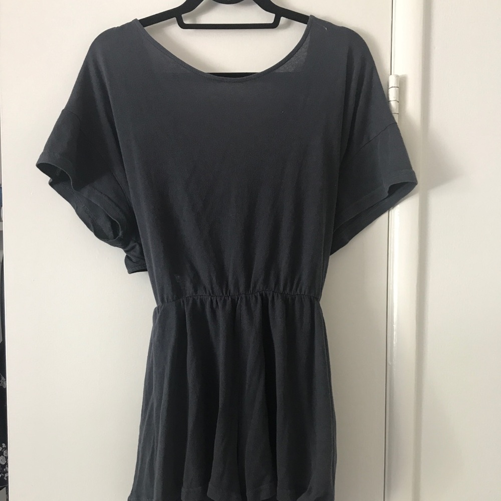 Charcoal free people romper